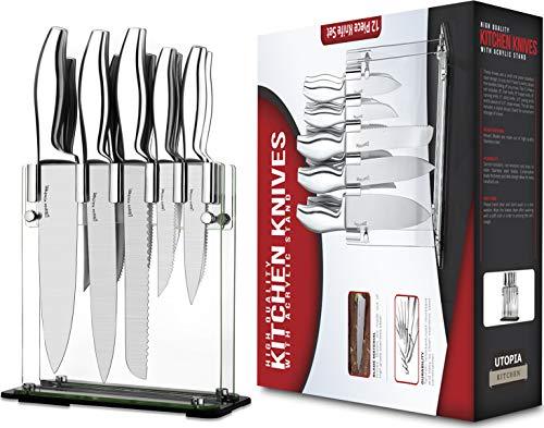 Utopia Kitchen Premium Class Stainless Steel Kitchen Knife Set