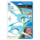 Margarita BocaClips by O2COOL, Beach Towel Holders, Clips, Set of two, Beach, Patio or Pool Accessories, Portable Towel Clips, Chip Clips, Secure Clips, Assorted Styles