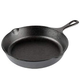 Lodge 12 Inch Cast Iron Skillet. Pre-Seasoned Cast Iron Skillet with Red Silicone Hot Handle Holder.