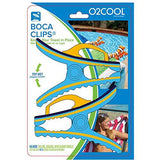 Margarita BocaClips by O2COOL, Beach Towel Holders, Clips, Set of two, Beach, Patio or Pool Accessories, Portable Towel Clips, Chip Clips, Secure Clips, Assorted Styles