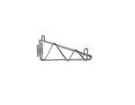 Chrome Wire Wall Mount Shelf 14 x 48 - NSF - Commercial