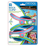 Margarita BocaClips by O2COOL, Beach Towel Holders, Clips, Set of two, Beach, Patio or Pool Accessories, Portable Towel Clips, Chip Clips, Secure Clips, Assorted Styles