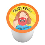 Crave Coffee Flavored Coffee Variety Pack, Compatible with 2.0 K-Cup Brewers, 100 Count