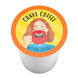 Crave Coffee Flavored Coffee Variety Pack, Compatible with 2.0 K-Cup Brewers, 100 Count