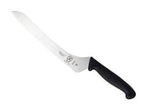 Mercer Culinary M23210 Millennia 10-Inch Wide Wavy Edge Bread Knife, Black