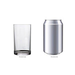 Classic 8-piece Premium Quality Plastic Tumblers | 4 each: 12-ounce and 16-ounce Clear