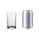 Classic 8-piece Premium Quality Plastic Tumblers | 4 each: 12-ounce and 16-ounce Clear