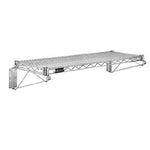 Chrome Wire Wall Mount Shelf 14 x 48 - NSF - Commercial