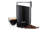 KRUPS F203 Electric Spice and Coffee Grinder with Stainless Steel Blades, 3 oz / 85 g’, Black