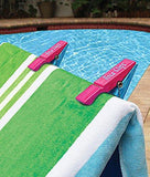 Margarita BocaClips by O2COOL, Beach Towel Holders, Clips, Set of two, Beach, Patio or Pool Accessories, Portable Towel Clips, Chip Clips, Secure Clips, Assorted Styles