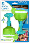 Margarita BocaClips by O2COOL, Beach Towel Holders, Clips, Set of two, Beach, Patio or Pool Accessories, Portable Towel Clips, Chip Clips, Secure Clips, Assorted Styles