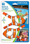 Margarita BocaClips by O2COOL, Beach Towel Holders, Clips, Set of two, Beach, Patio or Pool Accessories, Portable Towel Clips, Chip Clips, Secure Clips, Assorted Styles