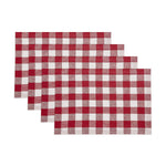 Solino Home 100% Pure Linen Checks Table Runner – Natural & White Check Table Runner – 14 x 72 Inch Runner for Dinner, Indoor and Outdoor Use
