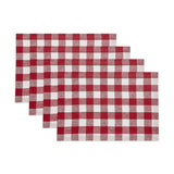 Solino Home 100% Pure Linen Checks Table Runner – Natural & White Check Table Runner – 14 x 72 Inch Runner for Dinner, Indoor and Outdoor Use