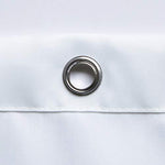 JRing Shower Curtain Polyester Fabric Waterproof Machine Washable with 12 Hooks 72x72 Inch