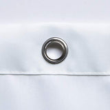 JRing Shower Curtain Polyester Fabric Waterproof Machine Washable with 12 Hooks 72x72 Inch
