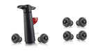 The Original Vacu Vin Wine Saver with 2 Vacuum Stoppers – Black