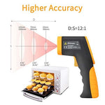 Temperature Gun,Non-Contact Digital Laser Infrared Thermometer Instant Read Thermometer(-58°F to 716°F)