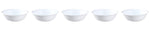 Corelle Soup/Cereal Bowls Set (18-Ounce, 6-Piece, Winter Frost White)