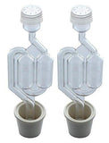 Twin Bubble Airlock and Carboy Bung (Pack of 2)