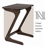 Sofa Table TV Tray NNEWVANTE End Table Laptop Desk Side Table Snack Tray for Bedside