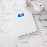 Innotech® Digital Bathroom Scale with Easy-to-Read Backlit LCD (White)