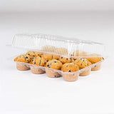 Detroit Forming LBH9222 Clear Hinged Cupcake or Muffin Container 100 Per Case