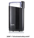 KRUPS F203 Electric Spice and Coffee Grinder with Stainless Steel Blades, 3 oz / 85 g’, Black