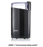 KRUPS F203 Electric Spice and Coffee Grinder with Stainless Steel Blades, 3 oz / 85 g’, Black
