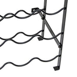 Sorbus Display Rack Large Capacity Wobble-Free Shelves Storage Stand for Bar, Basement, Wine Cellar, Kitchen, Dining Room, etc (Black), Height 40" - 100 Bottle