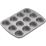 Wilton Recipe Right Non-Stick 6 Cup Jumbo Muffin Pan, Multipack of 2
