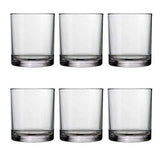 Classic 8-piece Premium Quality Plastic Tumblers | 4 each: 12-ounce and 16-ounce Clear