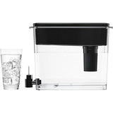 Brita Extra Large 18 Cup Filtered Water Dispenser with 1 Longlast Filter, Reduces Lead, BPA Free – Ultramax, Jet Black