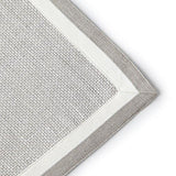 Solino Home 100% Pure Linen Checks Table Runner – Natural & White Check Table Runner – 14 x 72 Inch Runner for Dinner, Indoor and Outdoor Use