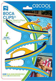 Margarita BocaClips by O2COOL, Beach Towel Holders, Clips, Set of two, Beach, Patio or Pool Accessories, Portable Towel Clips, Chip Clips, Secure Clips, Assorted Styles