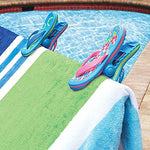 Margarita BocaClips by O2COOL, Beach Towel Holders, Clips, Set of two, Beach, Patio or Pool Accessories, Portable Towel Clips, Chip Clips, Secure Clips, Assorted Styles