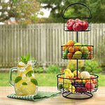 Sorbus Countertop Fruit Basket Holder & Decorative Tabletop Bowl Stand