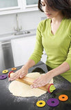 Joseph Joseph 20085 Adjustable Rolling Pin with Removable Rings, Multicolored