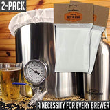 Extra Large (26" x 22") Reusable Drawstring Straining Brew in a Bag