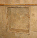 Large Double Recessed Shower Niche, Ready to Tile, 25" x 17" x 3.75" by Novalinea