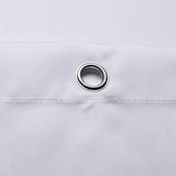 JRing Shower Curtain Polyester Fabric Waterproof Machine Washable with 12 Hooks 72x72 Inch