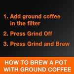 KRUPS F203 Electric Spice and Coffee Grinder with Stainless Steel Blades, 3 oz / 85 g’, Black