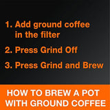 KRUPS F203 Electric Spice and Coffee Grinder with Stainless Steel Blades, 3 oz / 85 g’, Black