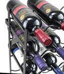 Sorbus Display Rack Large Capacity Wobble-Free Shelves Storage Stand for Bar, Basement, Wine Cellar, Kitchen, Dining Room, etc (Black), Height 40" - 100 Bottle