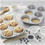 Wilton Recipe Right Non-Stick 6 Cup Jumbo Muffin Pan, Multipack of 2