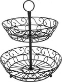 Sorbus Countertop Fruit Basket Holder & Decorative Tabletop Bowl Stand