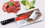 7 Inch Stainless Steel Chopper - Cleaver - Butcher Knife - Multipurpose Use for Home Kitchen or Restaurant by Utopia Kitchen