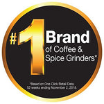 KRUPS F203 Electric Spice and Coffee Grinder with Stainless Steel Blades, 3 oz / 85 g’, Black