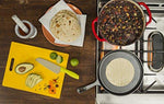 Lodge 10.5 Inch Cast Iron Griddle. Pre-seasoned Round Cast Iron Pan Perfect for Pancakes, Pizzas, and Quesadillas.