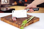 7 Inch Stainless Steel Chopper - Cleaver - Butcher Knife - Multipurpose Use for Home Kitchen or Restaurant by Utopia Kitchen